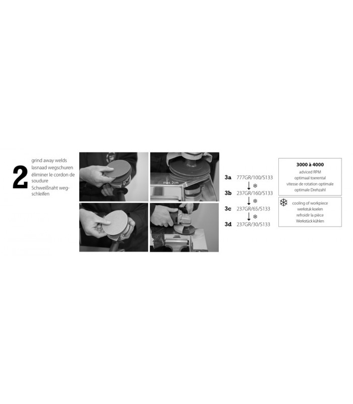 POLISSAGE MIROIR D'ANGLES A 45° ET D'ANGLES EXTÉRIEURS DROITS - Sinox Shop